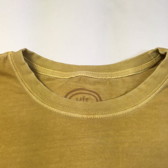 Mens 2X Yellow Life is Good Jake Golfer Short Sleeve Tee in Very Good Condition - Picture 7 of 11